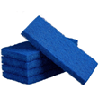 Light Duty Thick Scouring Pads Blue, 115mm x 250mm x 20mm, 5 Pads Pack,